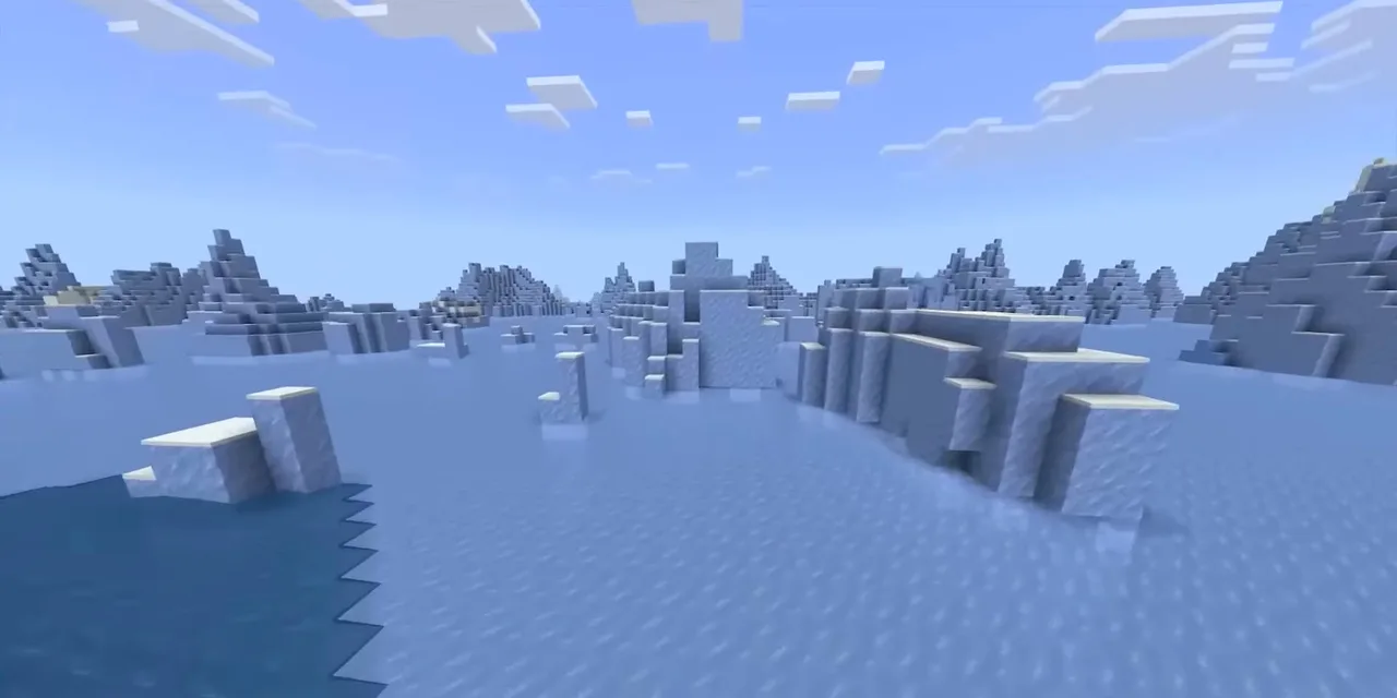 Minecraft ice-spikes biome