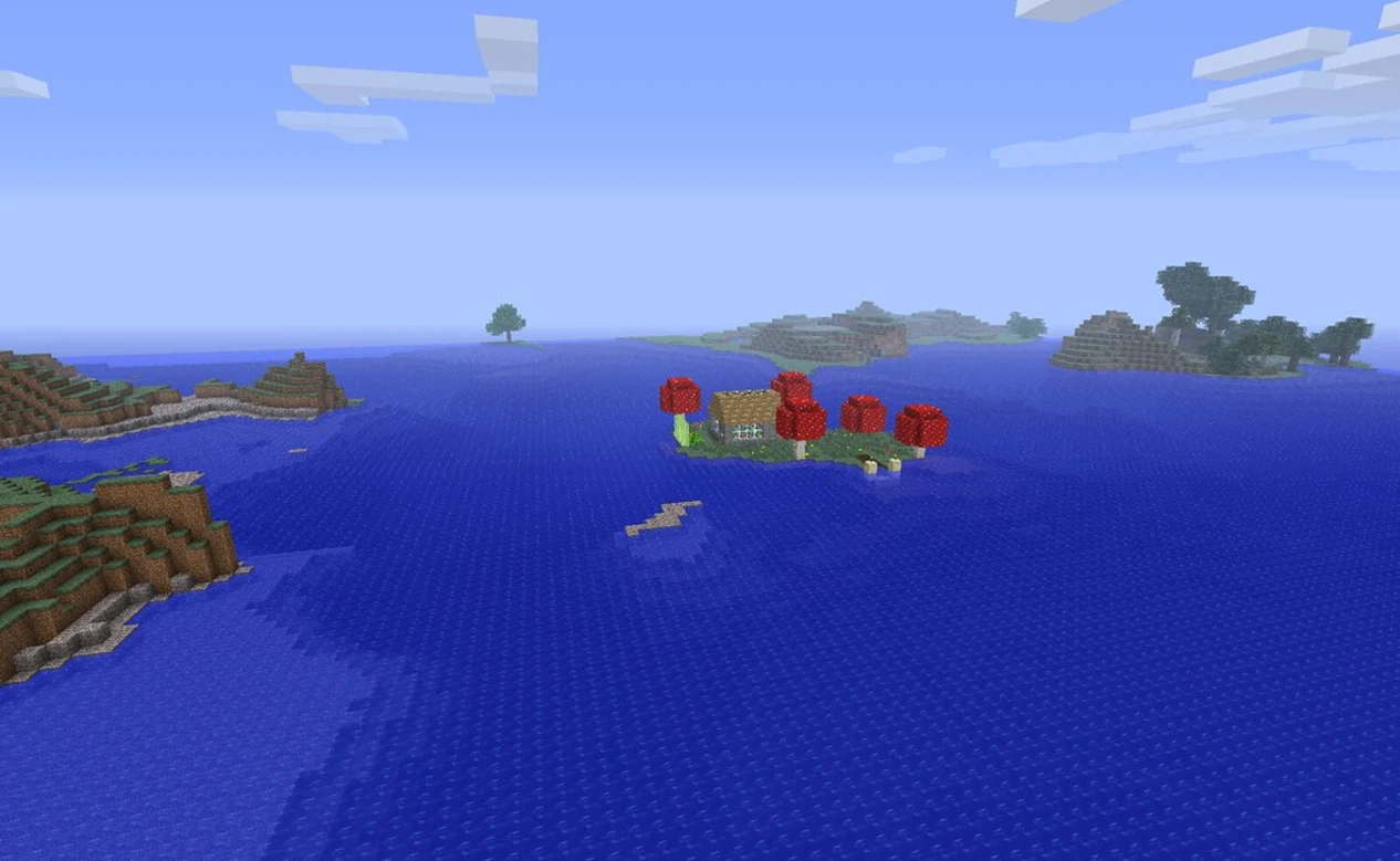 Minecraft mushroom-fields biome