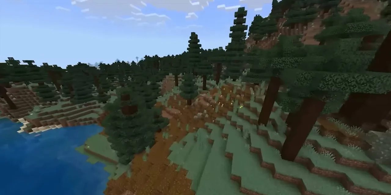 Minecraft taiga biome